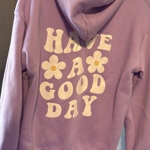 Have A Good Day Lavender Hoodie Sweatshirt